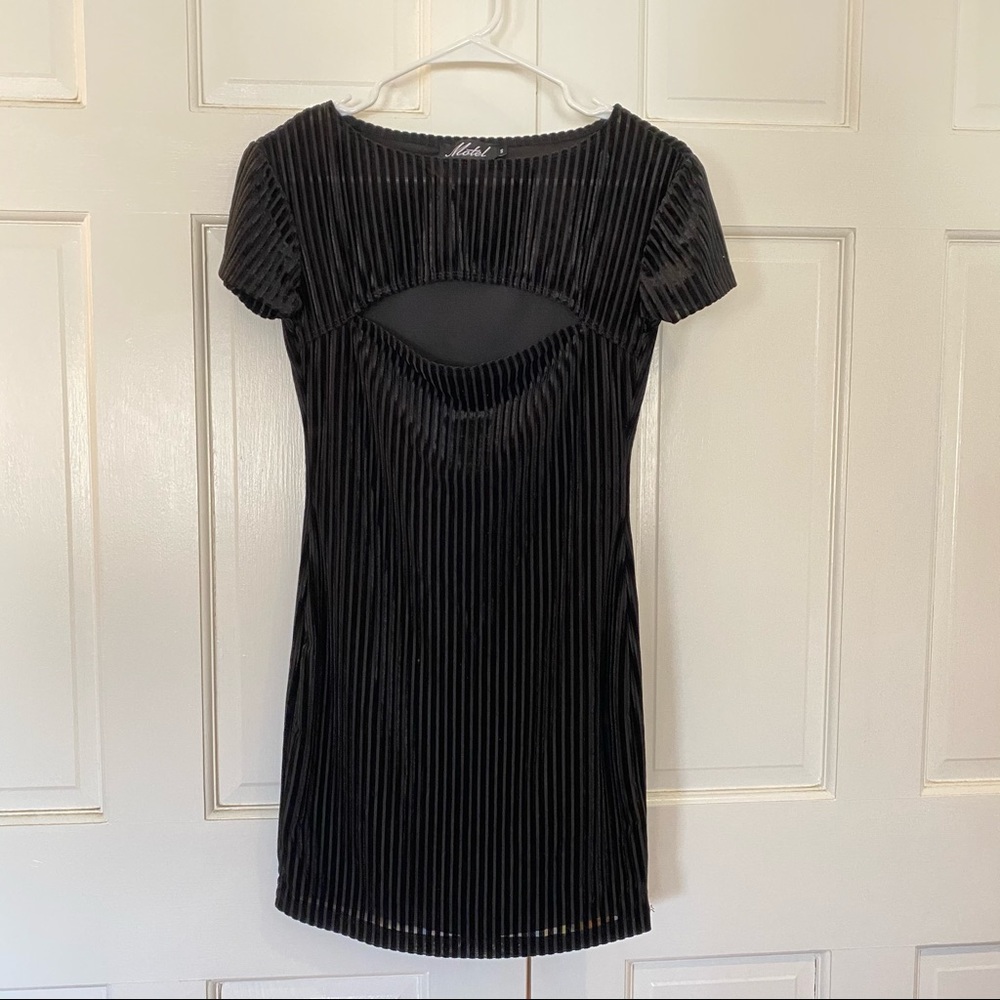 MOTEL cutout bodycon dress